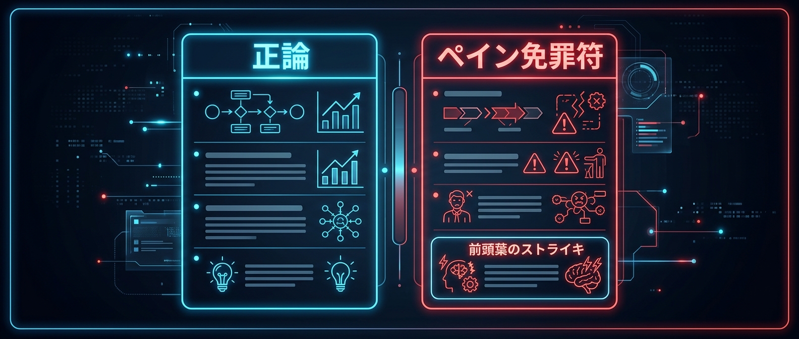 「正論」と「ペイン免罪符」の圧倒的な反応の違い