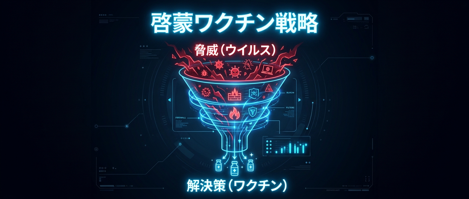 難解な商材を爆売りする「啓蒙ワクチン戦略」