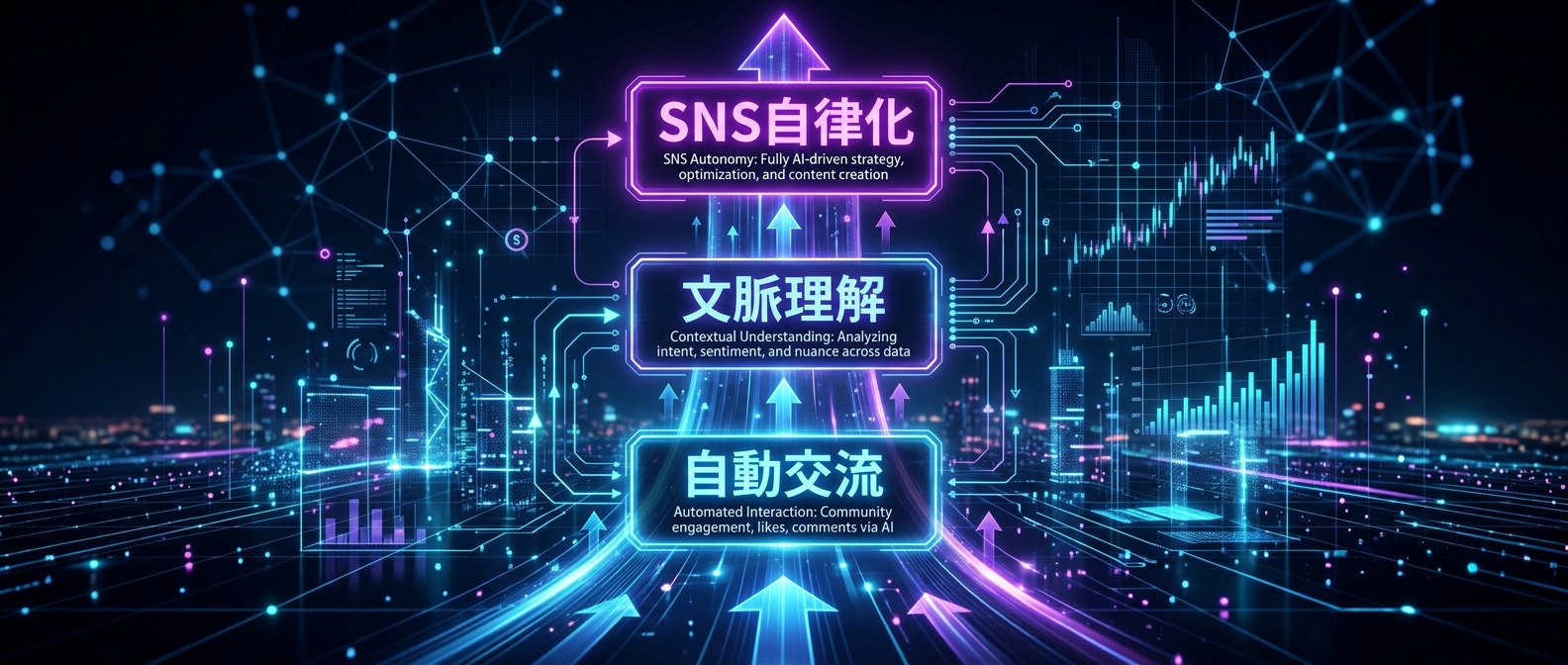 物理世界の自律化をSNS運用に応用する