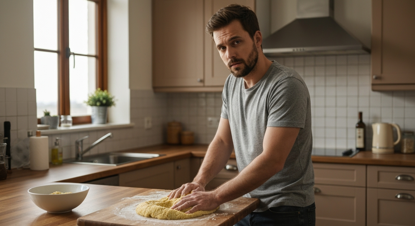 キッチンでクスクスをこね続ける日々