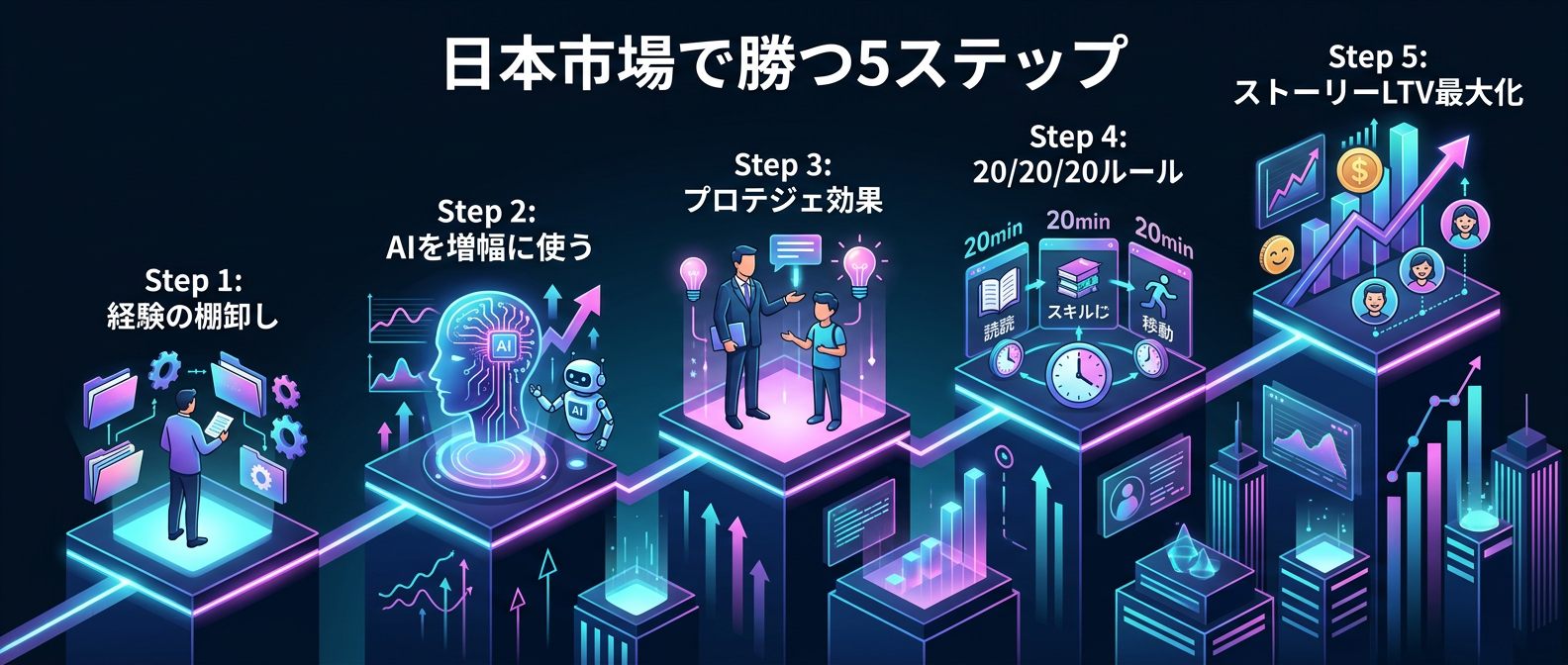 日本市場で「経験資産フライホイール」を回すための5ステップ