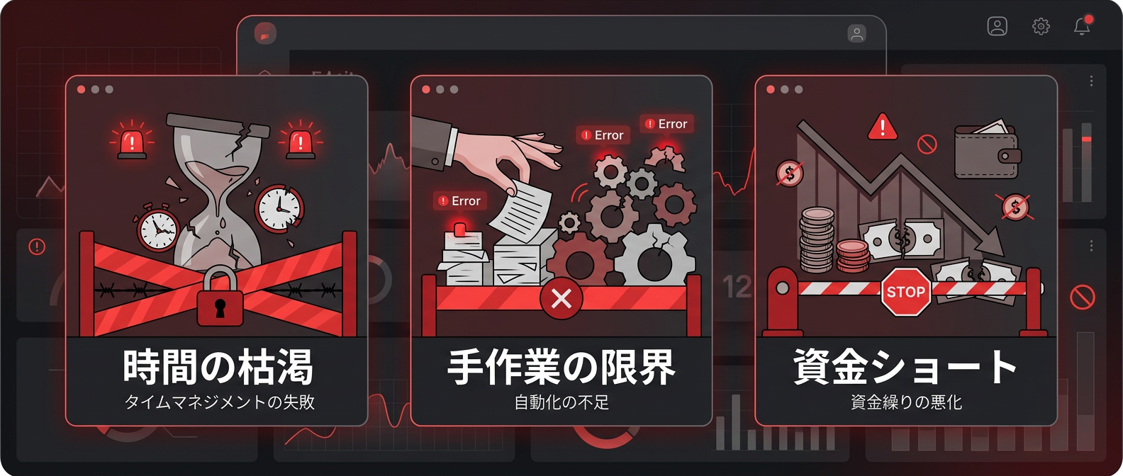 手作業による戦略実行を阻む、99%が挫折する3つの絶望的な壁