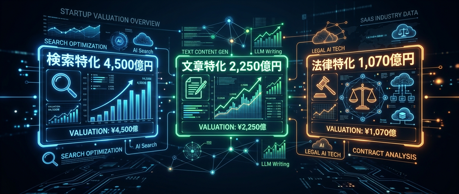 既存AIに特化型UIを被せて数千億円規模になった事例