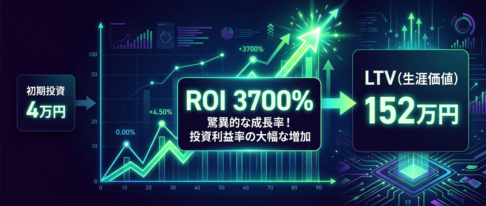 400円の入口が152万円のLTVを生む収益構造