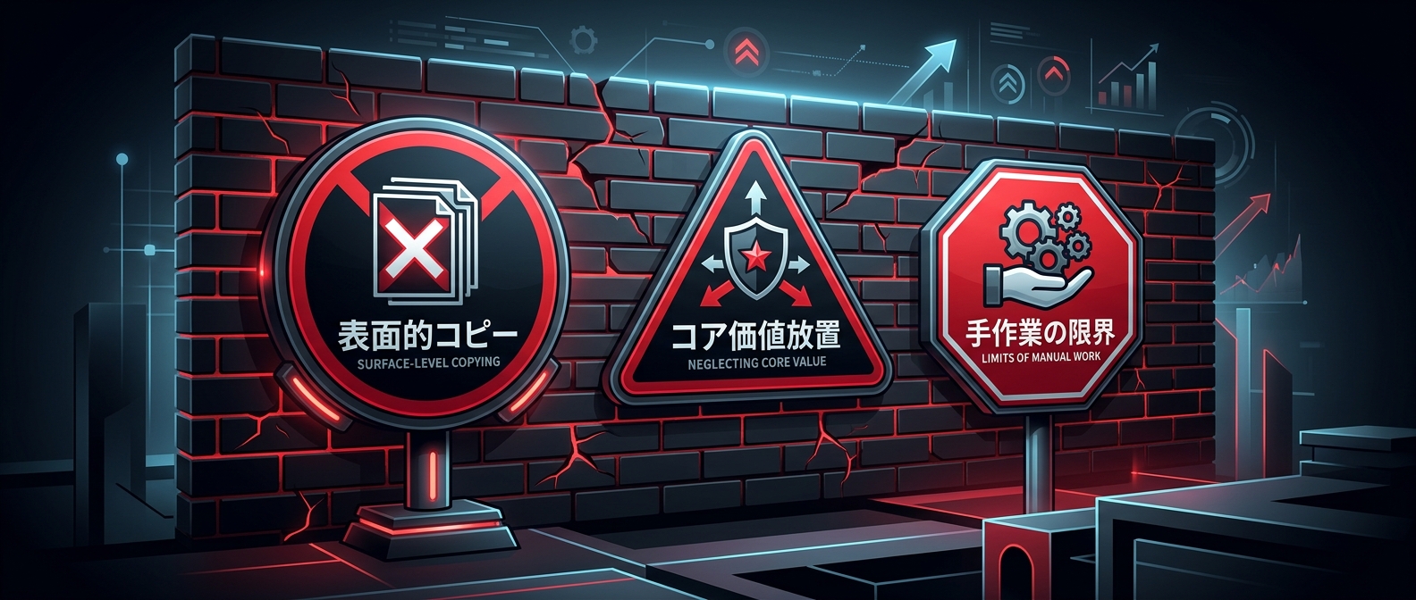 99%の人間が陥る、SNS運用における3つの致命的な壁