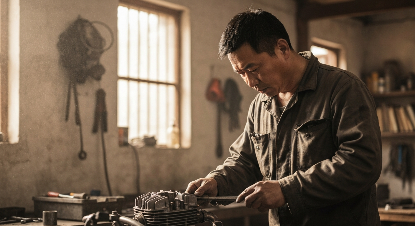 資金も学歴もない田舎の修理工見習いから、世界を制した張雪