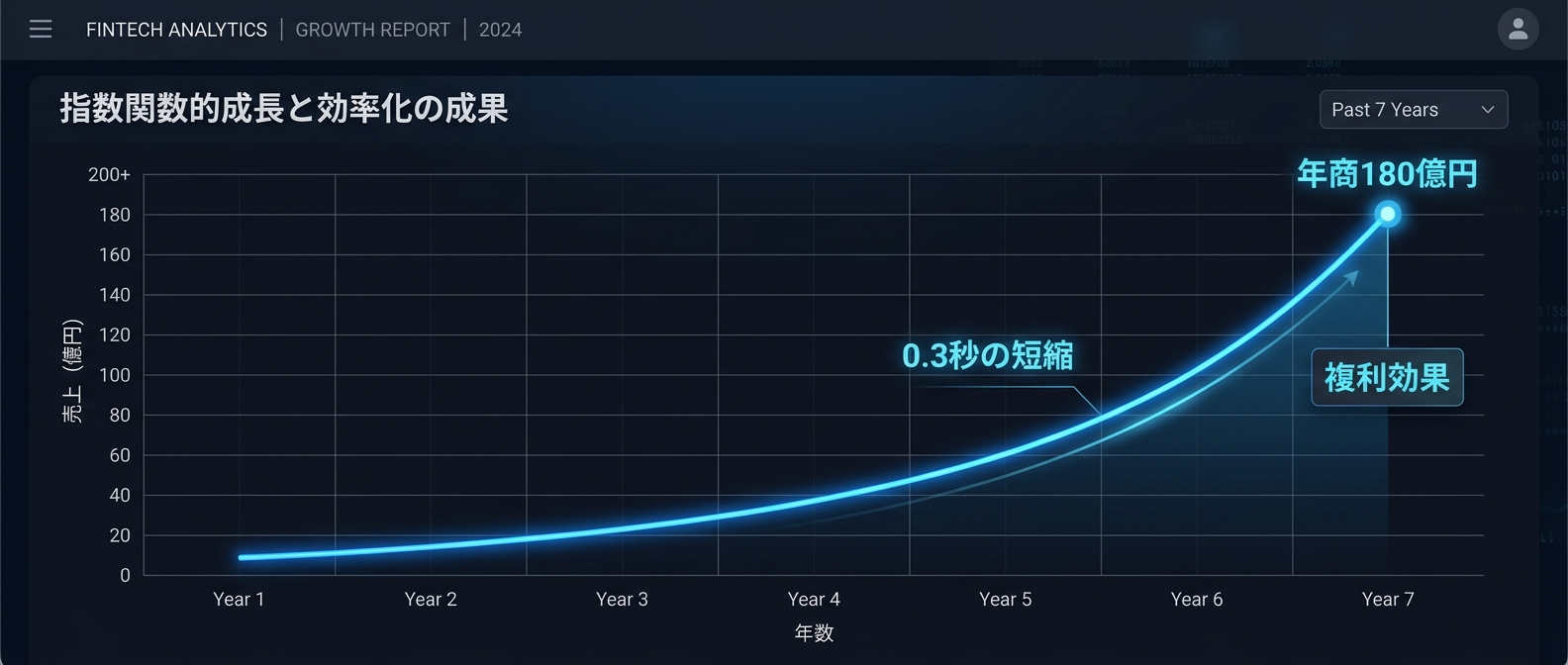 0.3秒の改善が生み出す圧倒的な複利効果