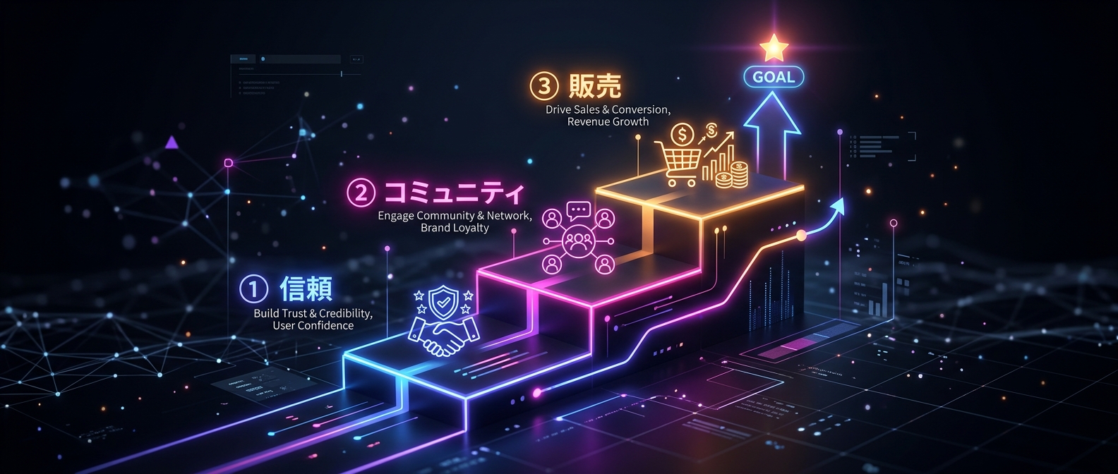 信頼から購買へ繋がる絶対的な順番