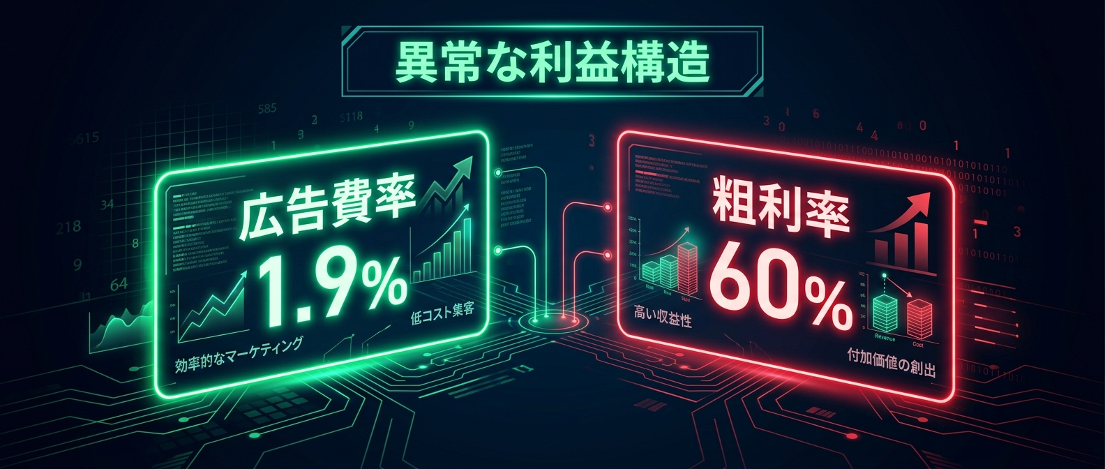 ハードウェア企業でありながらSaaS並みの利益構造