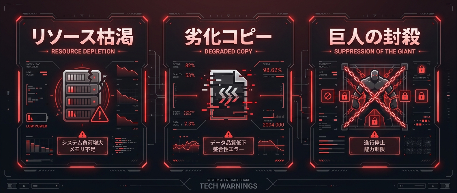 個人が直面する絶望的な3つの壁