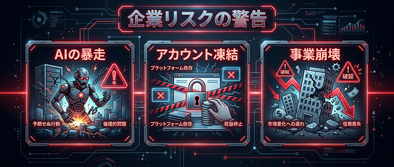 コンプライアンスを無視した完全自動化が招く3つの破滅