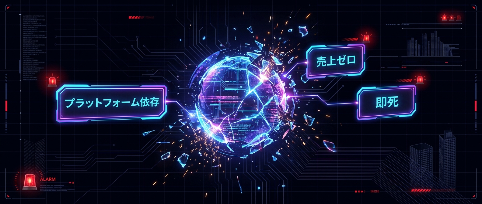 プラットフォームの規約変更で一夜にして消し飛んだビジネス