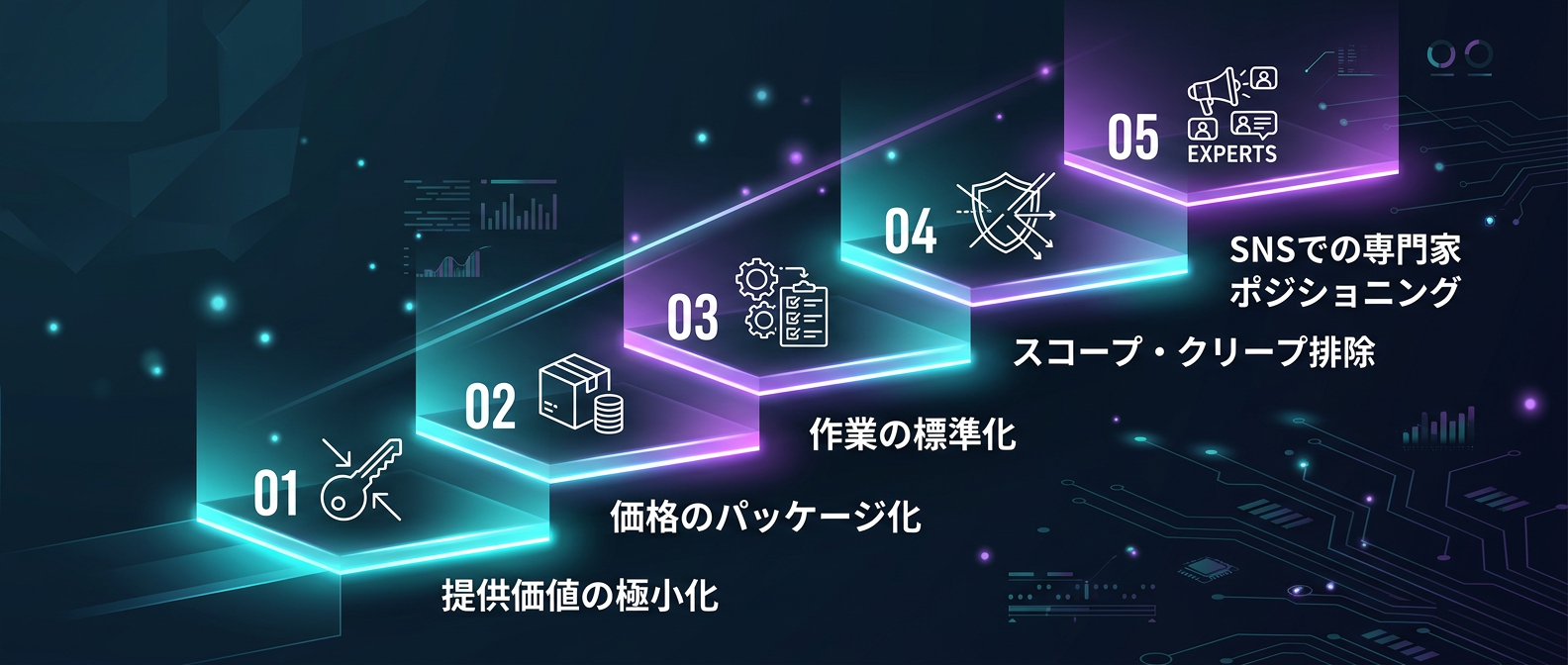 定額スキル・ファネル構築の5ステップ