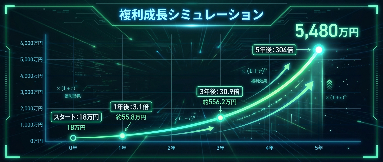 リストビジネスにおける複利成長の恐怖（Jカーブ）
