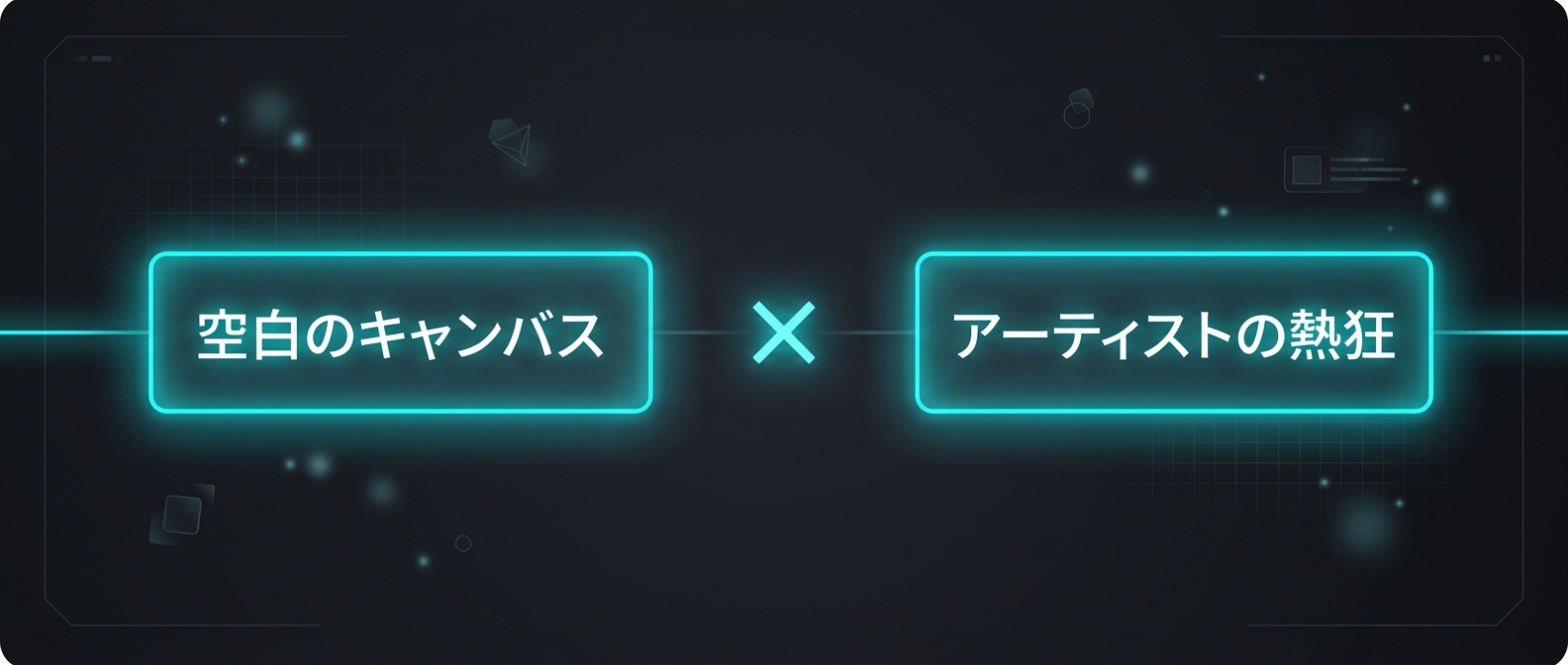 「ただのキャンバス」に他人の才能を乗せて億を稼ぐ