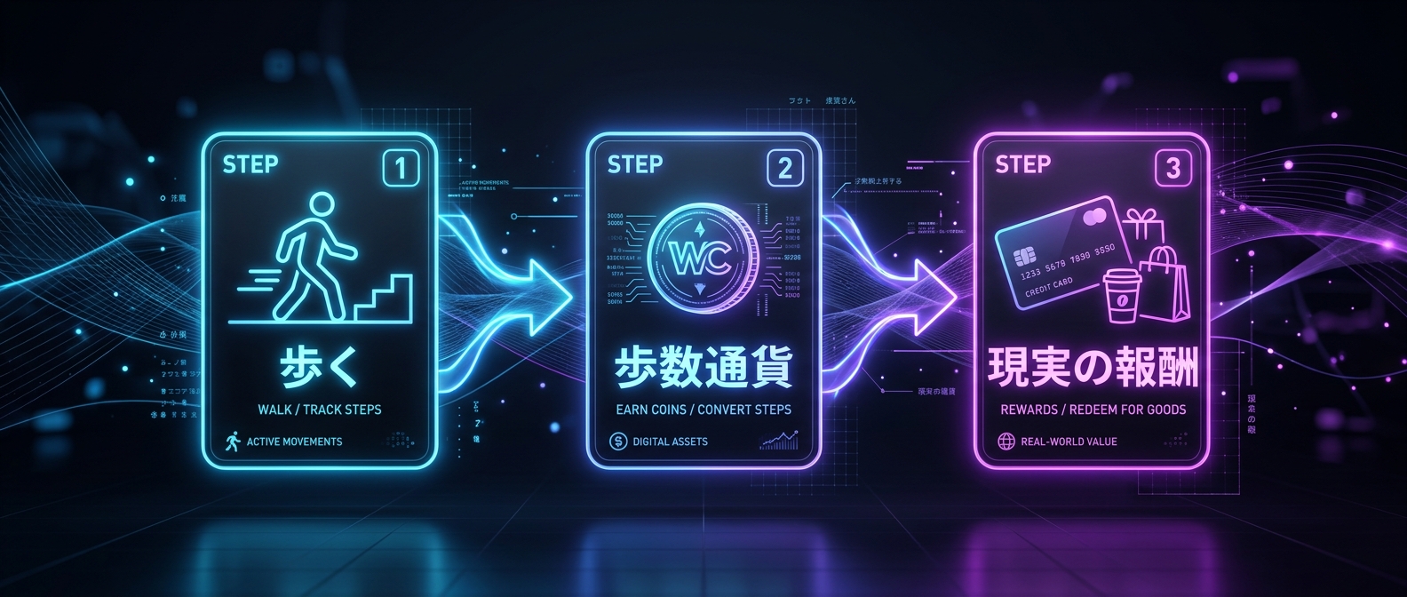 歩数を「通貨」に変える行動トークナイズ・ファネル