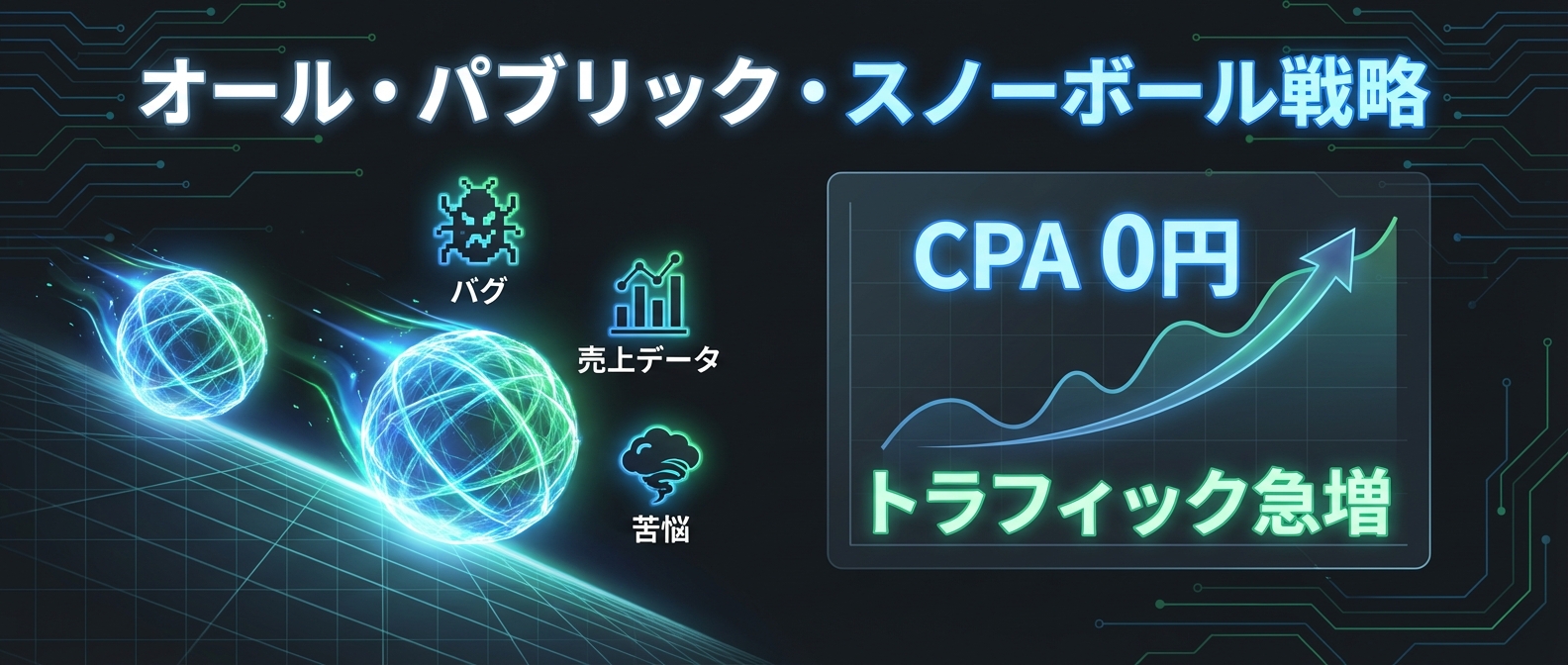 全てを晒して共感と信頼を増幅させる「全公開スノーボール」