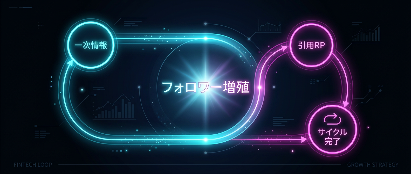 SNSにおけるフォロワー増殖ループ