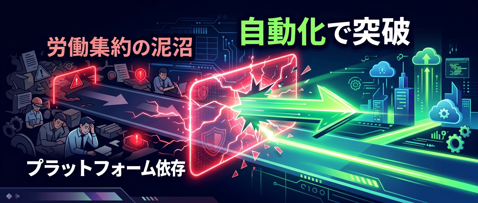 99%が挫折する壁と、それを突破する自動化の力