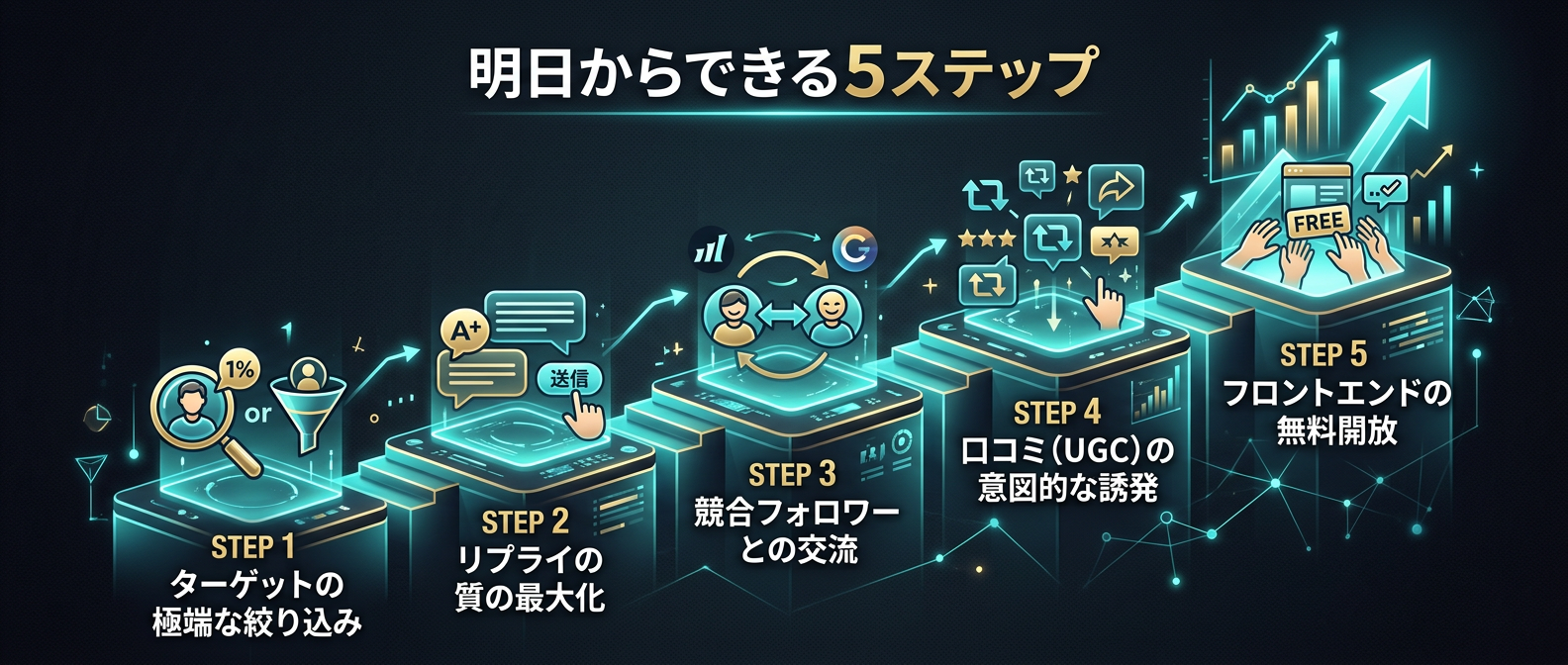 個人のSNS運用に「関係値複利ループ」を落とし込む5ステップ
