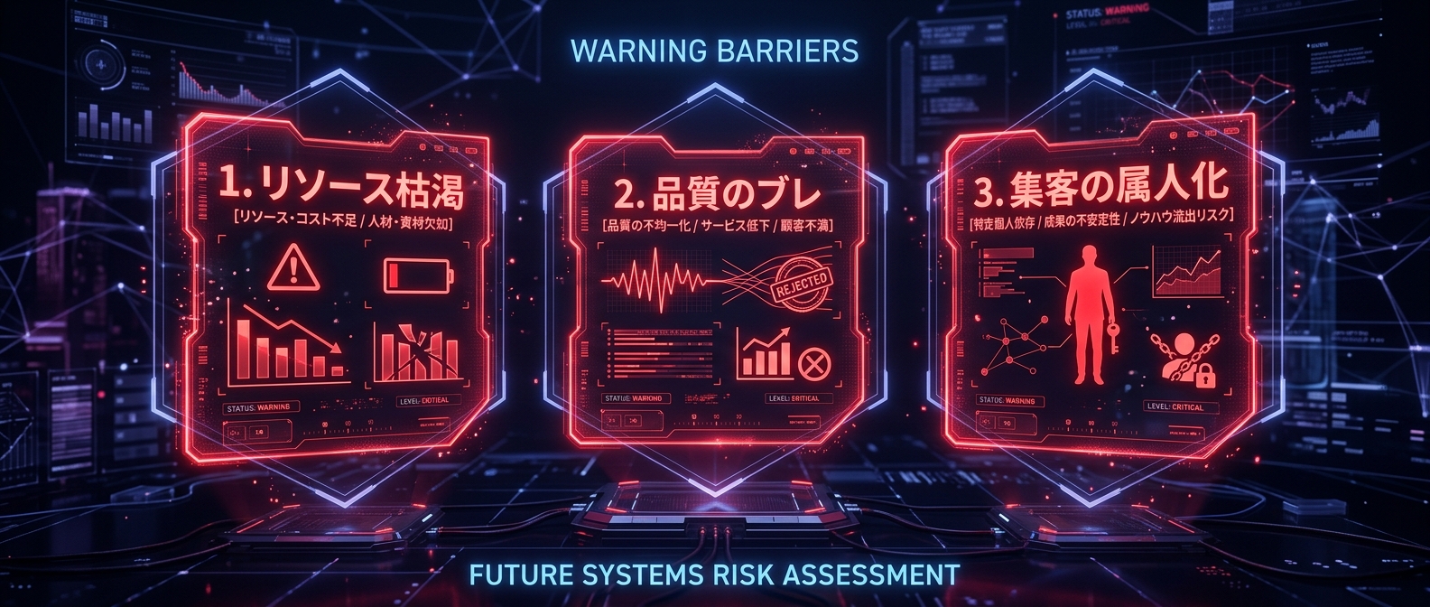 99%が激突する3つの壁