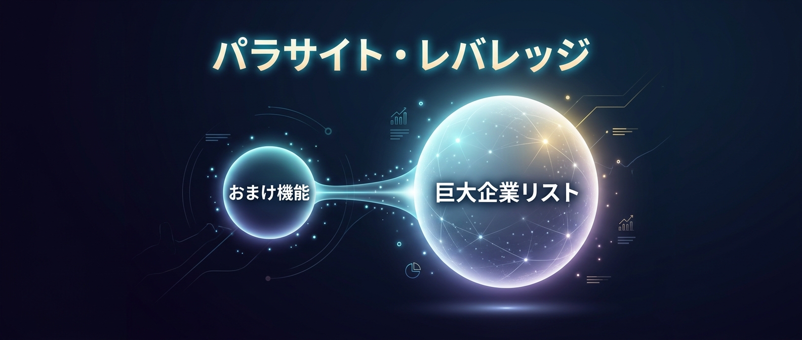 自力集客を捨て、巨大なリストに寄生する「パラサイト・レバレッジ」