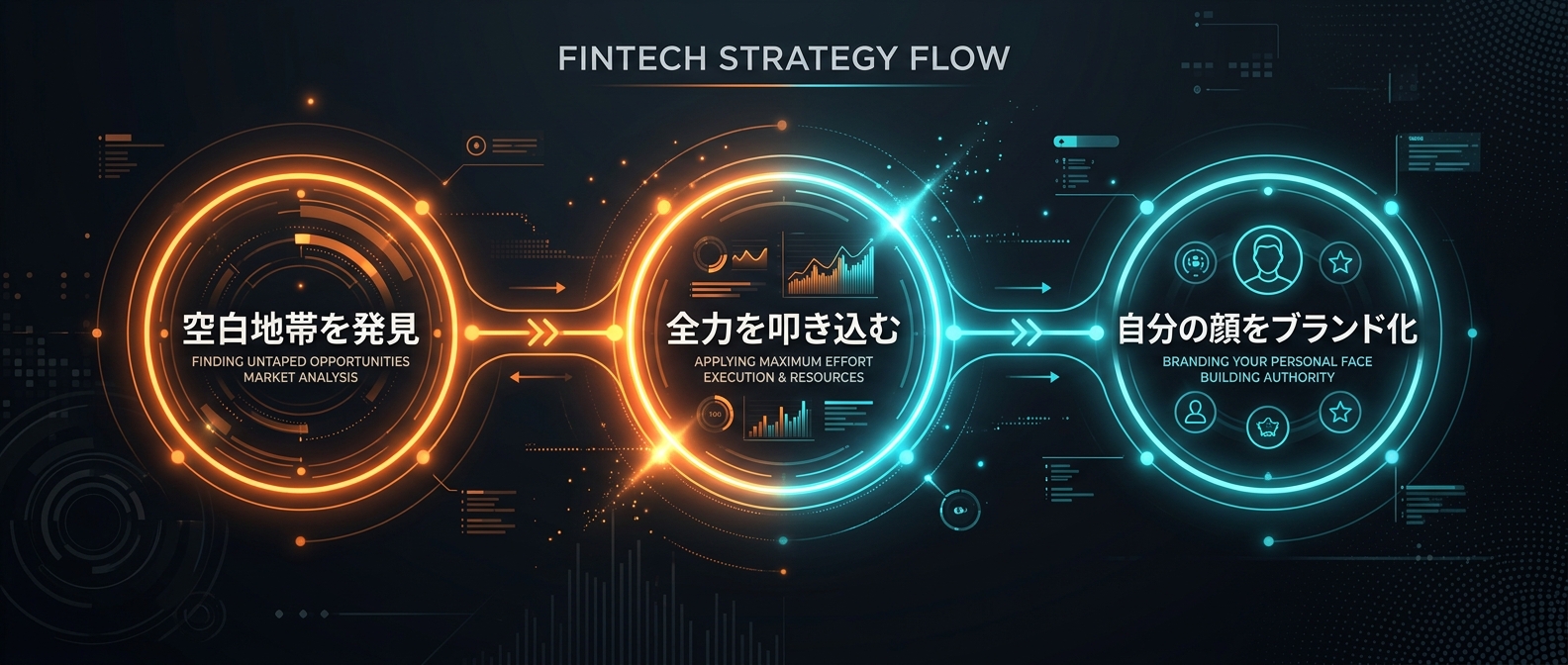 空白地帯を制した4人の男たちに共通する3つのアクション