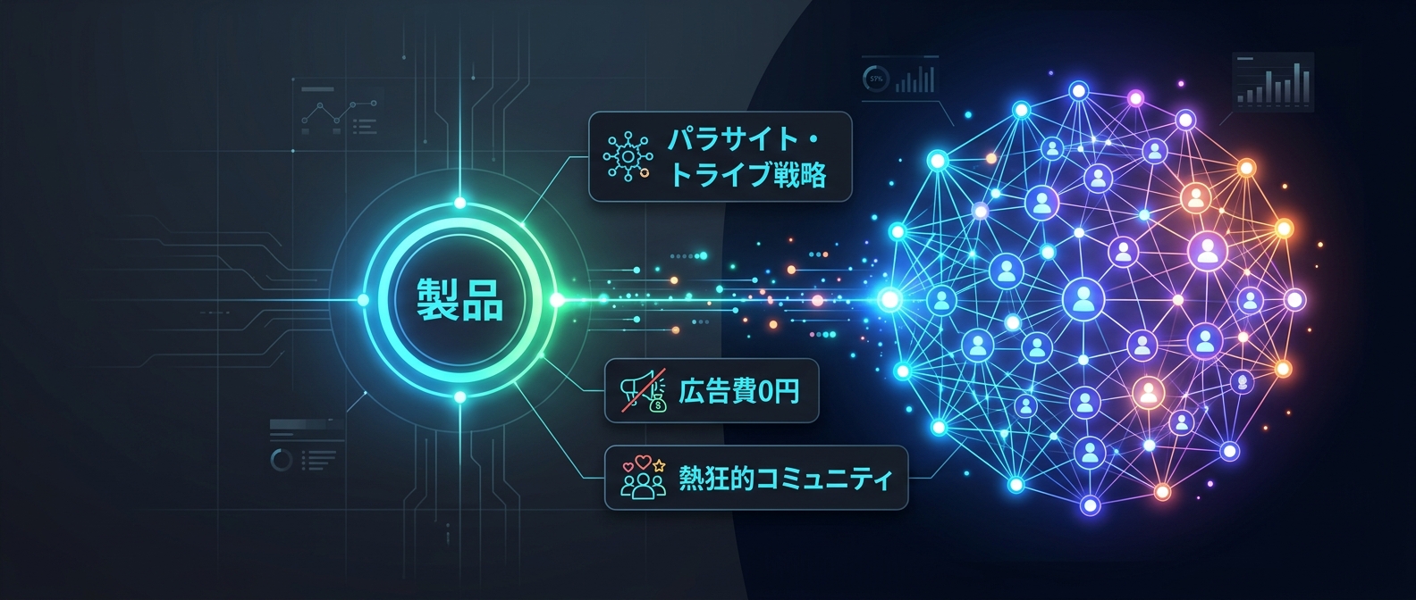 既存の熱狂的コミュニティに潜り込む「パラサイト・トライブ戦略」