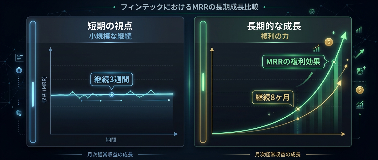 継続期間の改善がもたらす暴力的な複利パワー