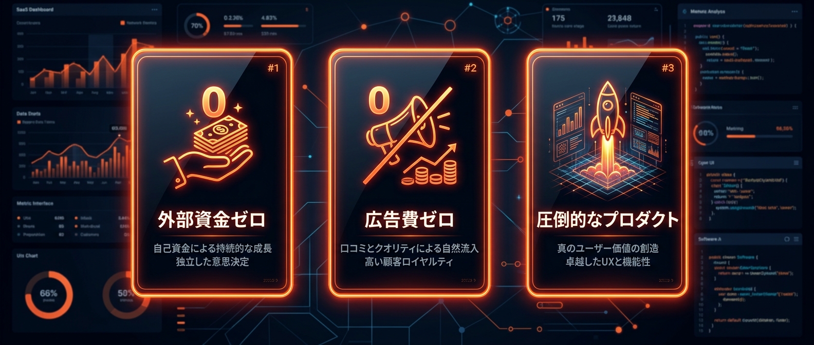 外部資金ゼロで成功を収めた異端児たちの共通点