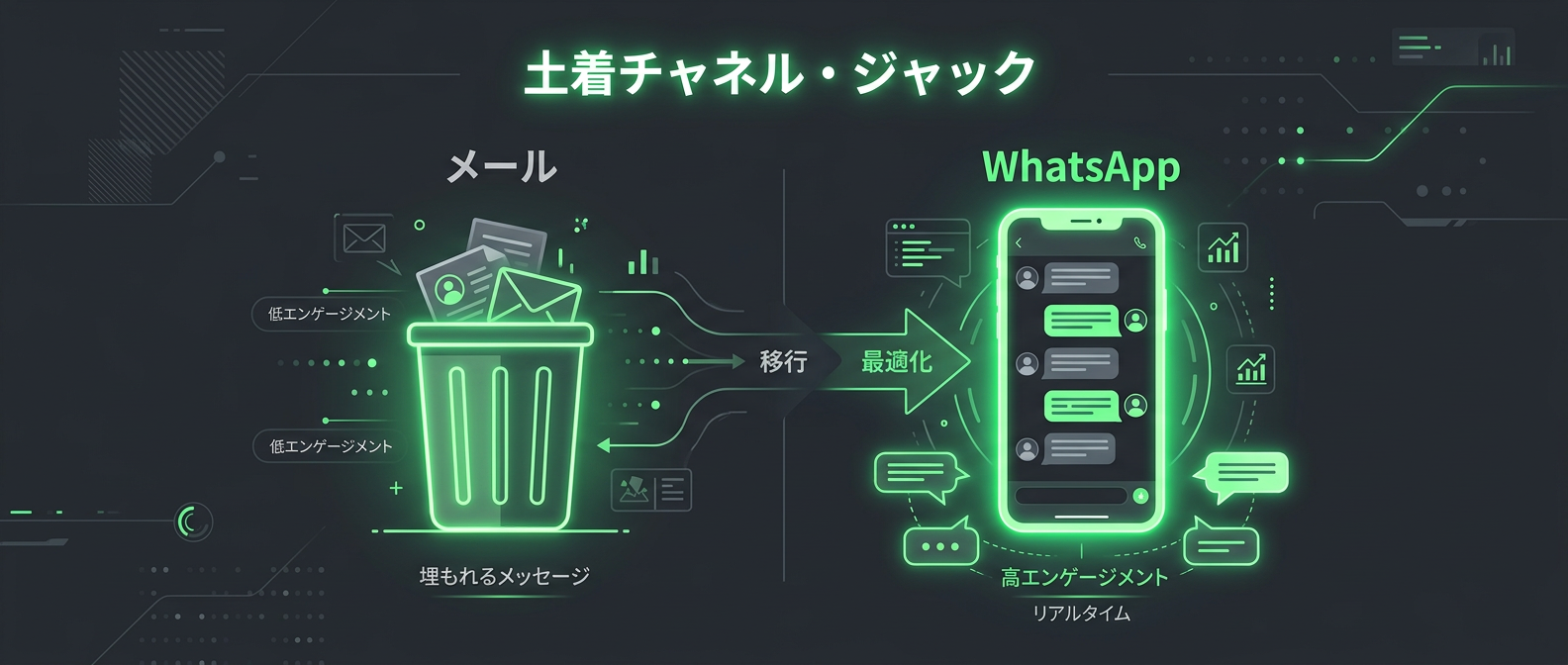 顧客の日常に寄生する「土着チャネル・ジャック」の概念