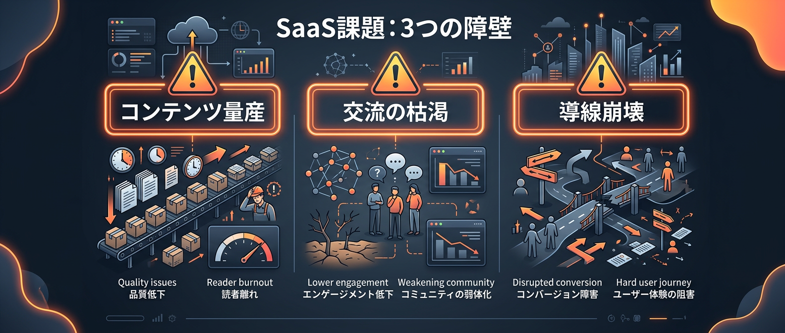 99%の人が挫折する3つの絶望的な壁