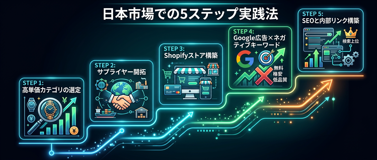 日本市場で今すぐ始める5ステップ実践法