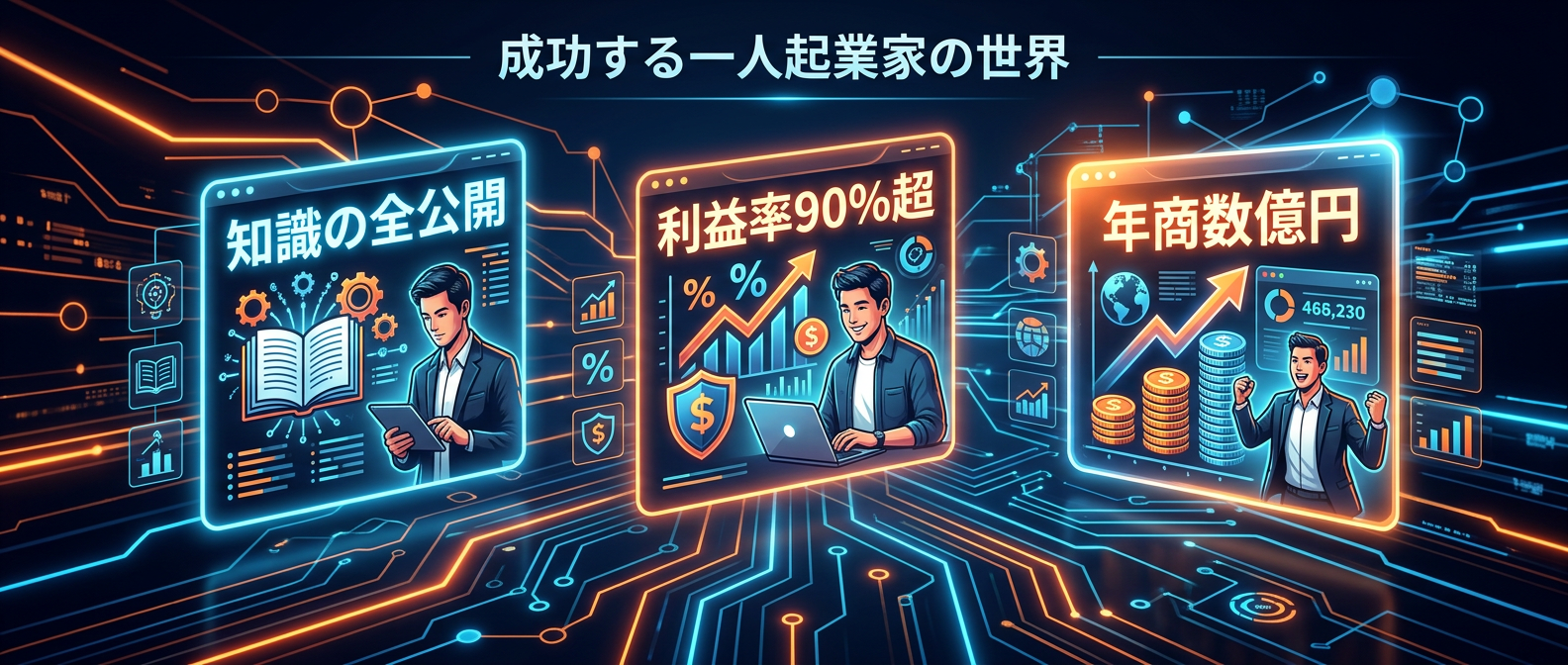 知識の全公開で億を稼ぎ出す、海外の異端なソロプレナーたち