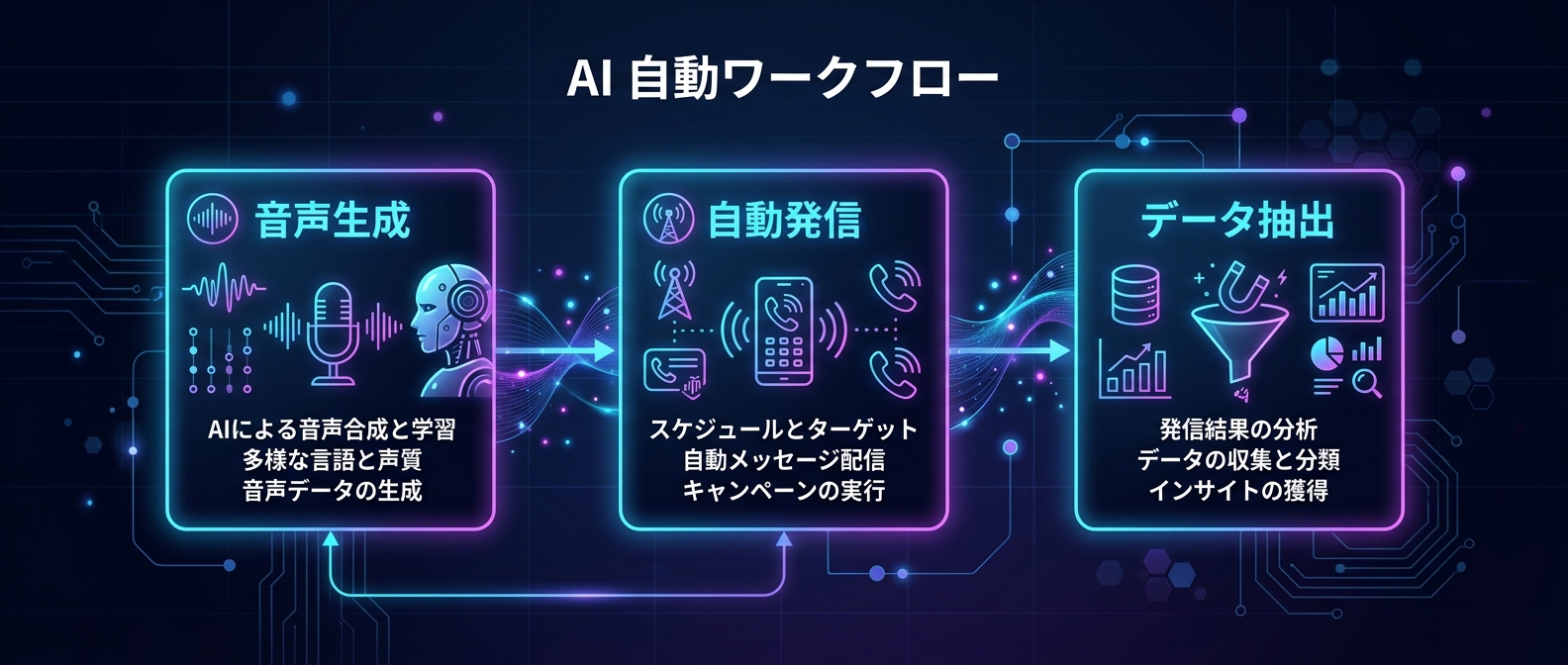 3つのツールを連結した「無人群狼」の仕組み