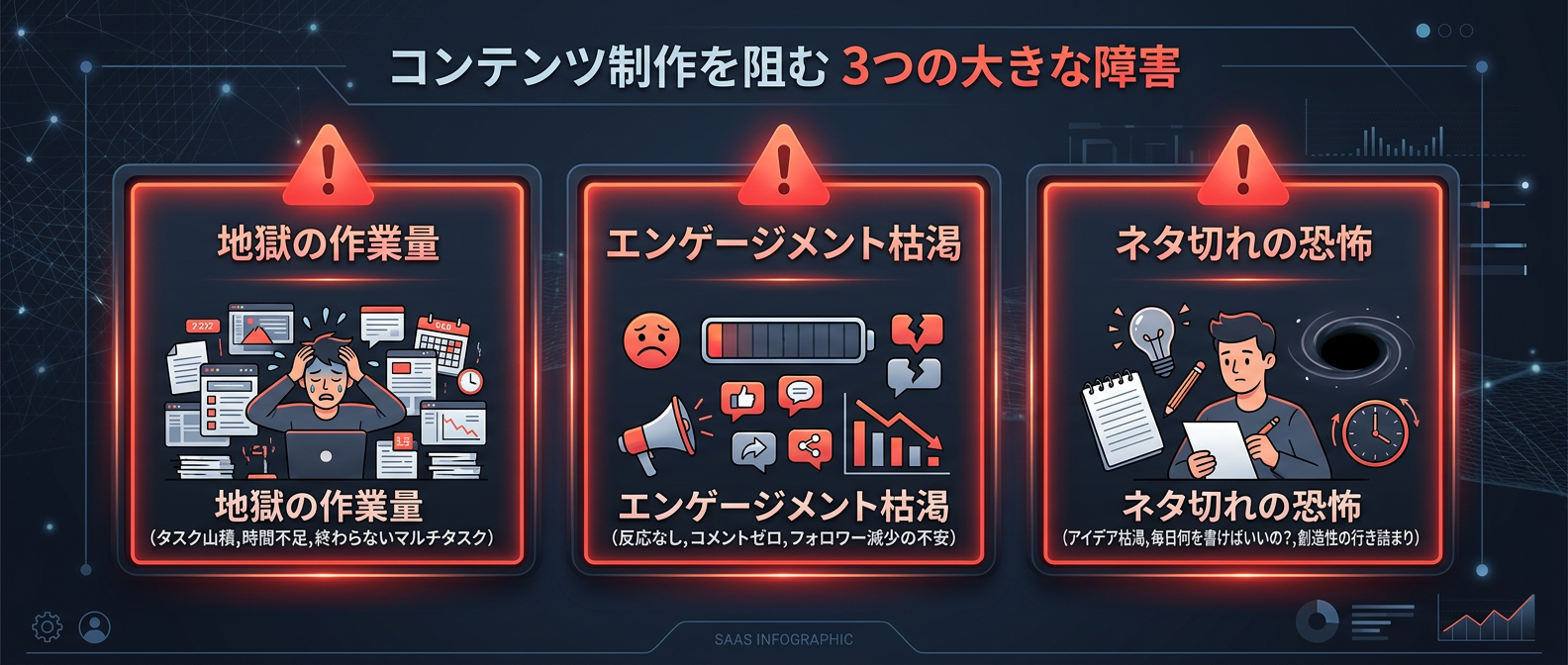 99%の初心者が挫折する3つの壁