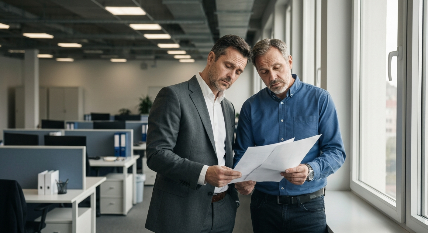 大企業のシステム導入ノルマに疲弊し、反逆を決意したストヤンとステファン