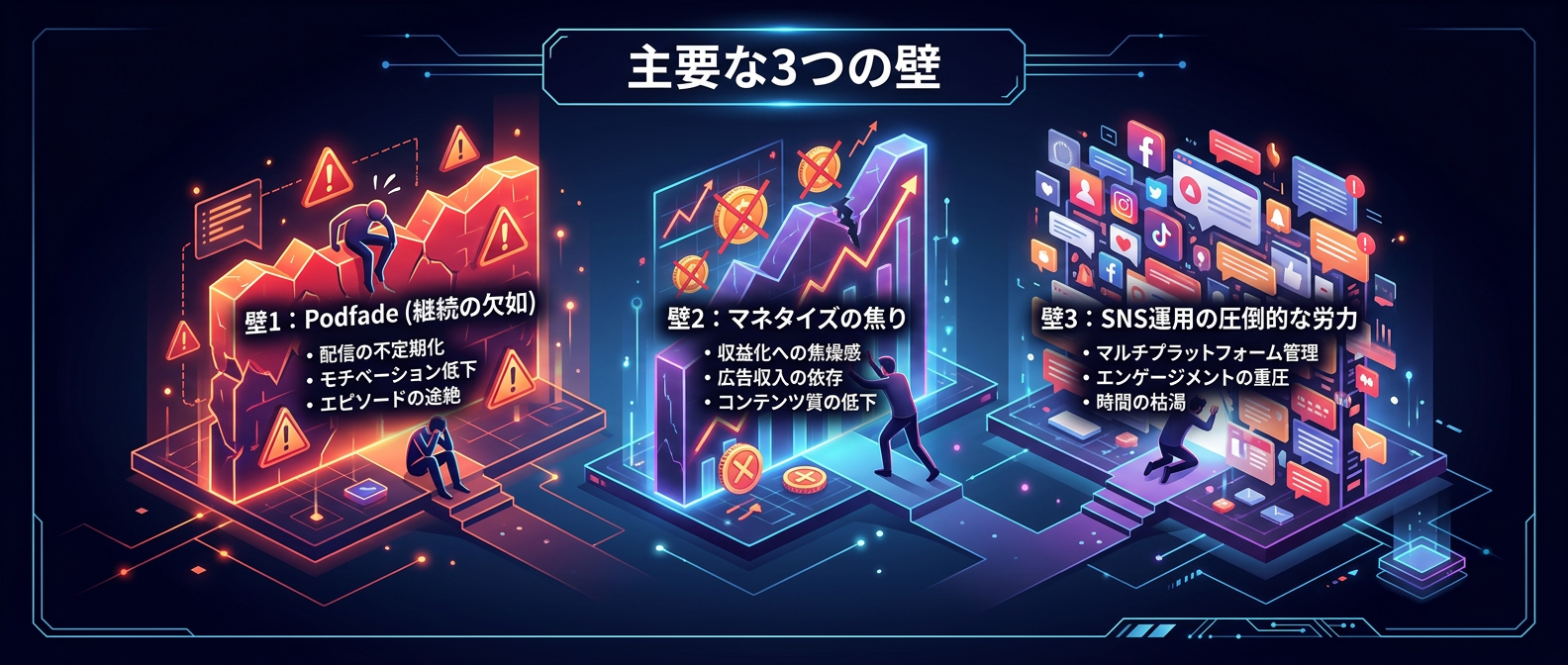 99%の人間が脱落する「3つの死の谷」