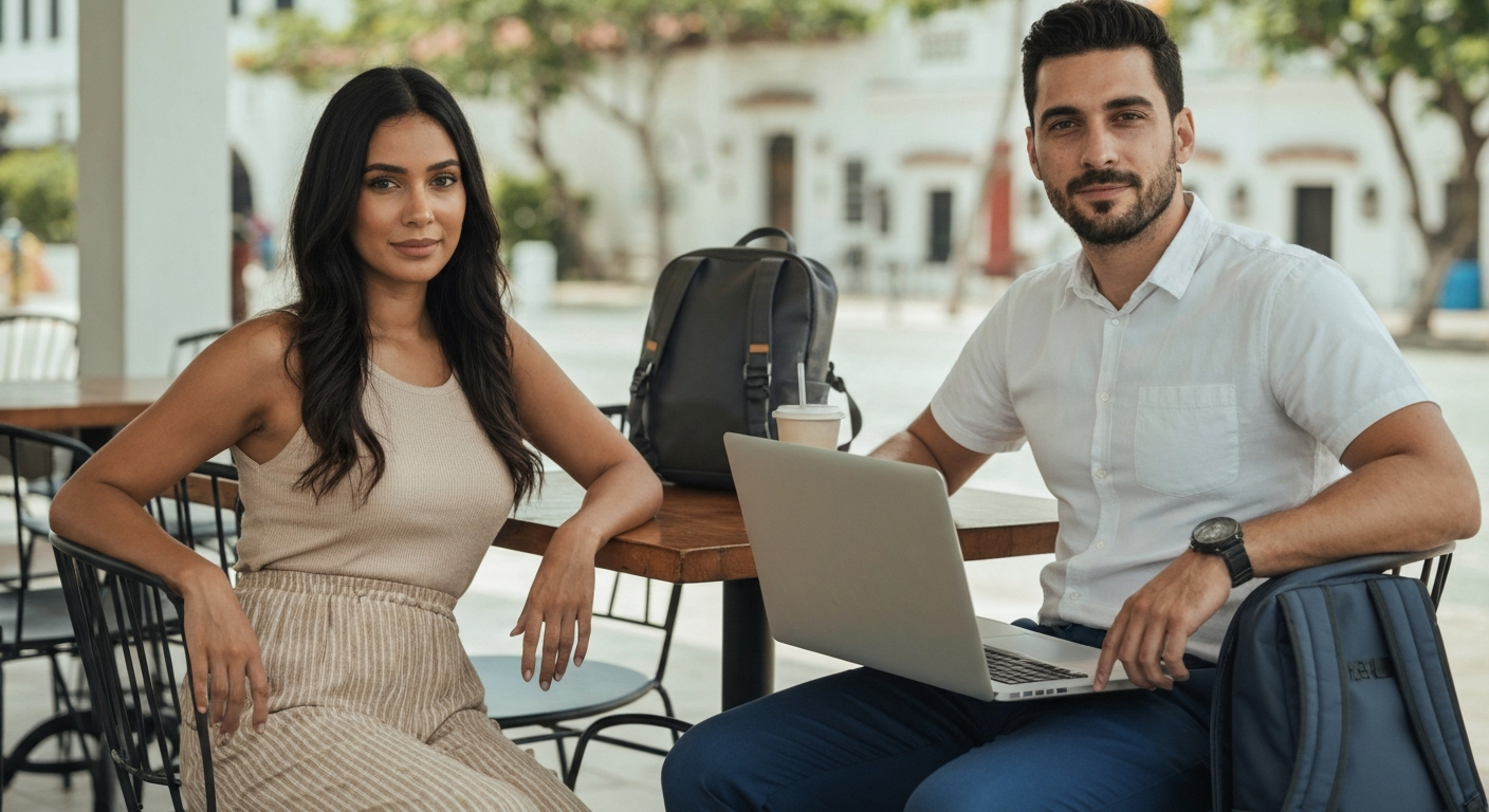 巨大企業の歯車から抜け出し、完全な自由を手にした2人(※イメージ)