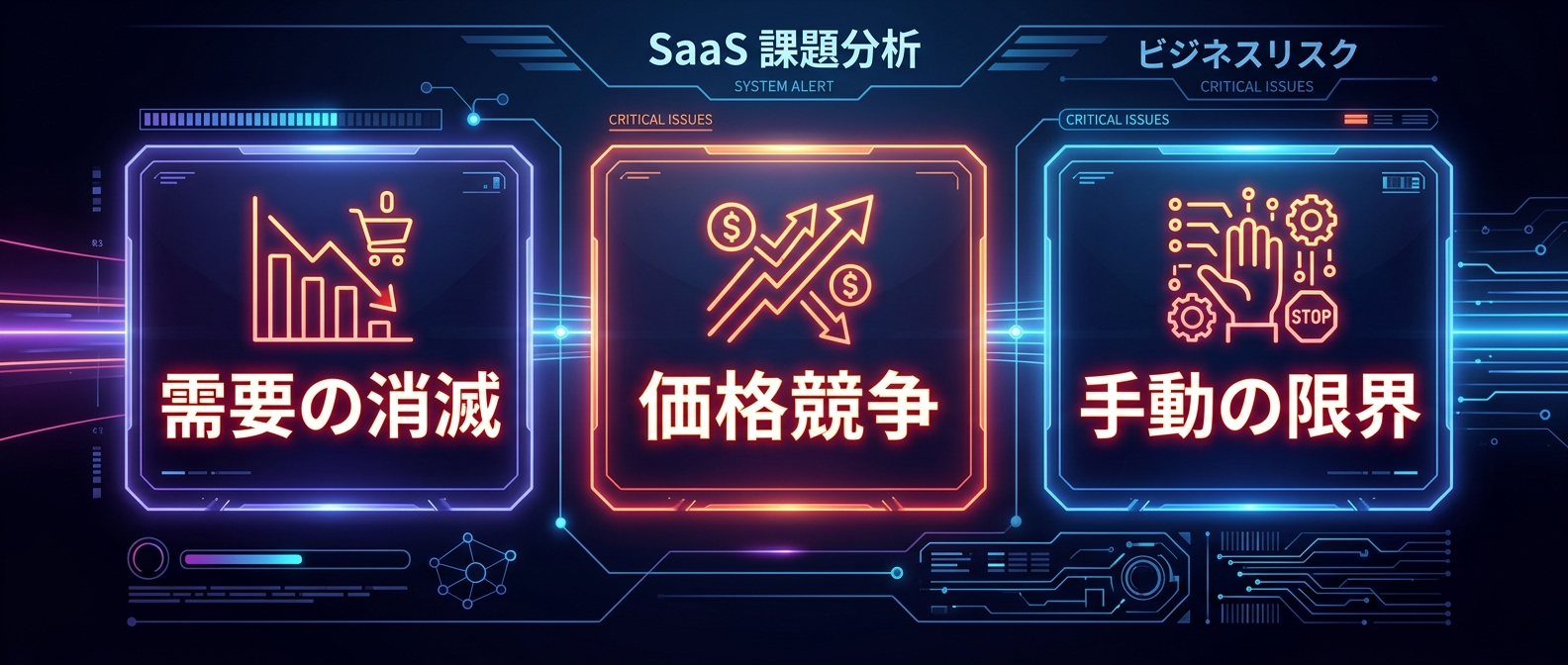 手動運用で必ず直面する「3つの壁」