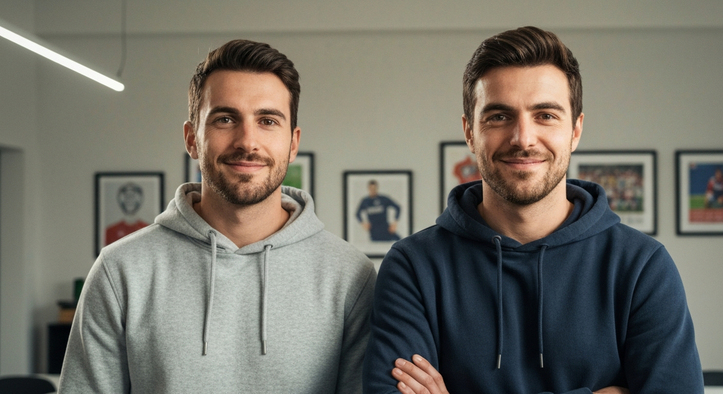 資金0円から年商1.1億円を叩き出した、ただのスポーツ好き兄弟（※イメージ）