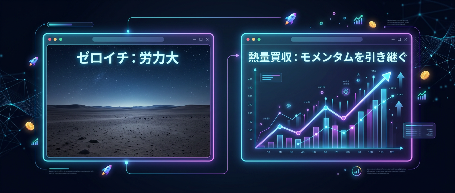 ゼロイチの苦労を避け、すでにある熱狂を引き継ぐ「熱量買収」