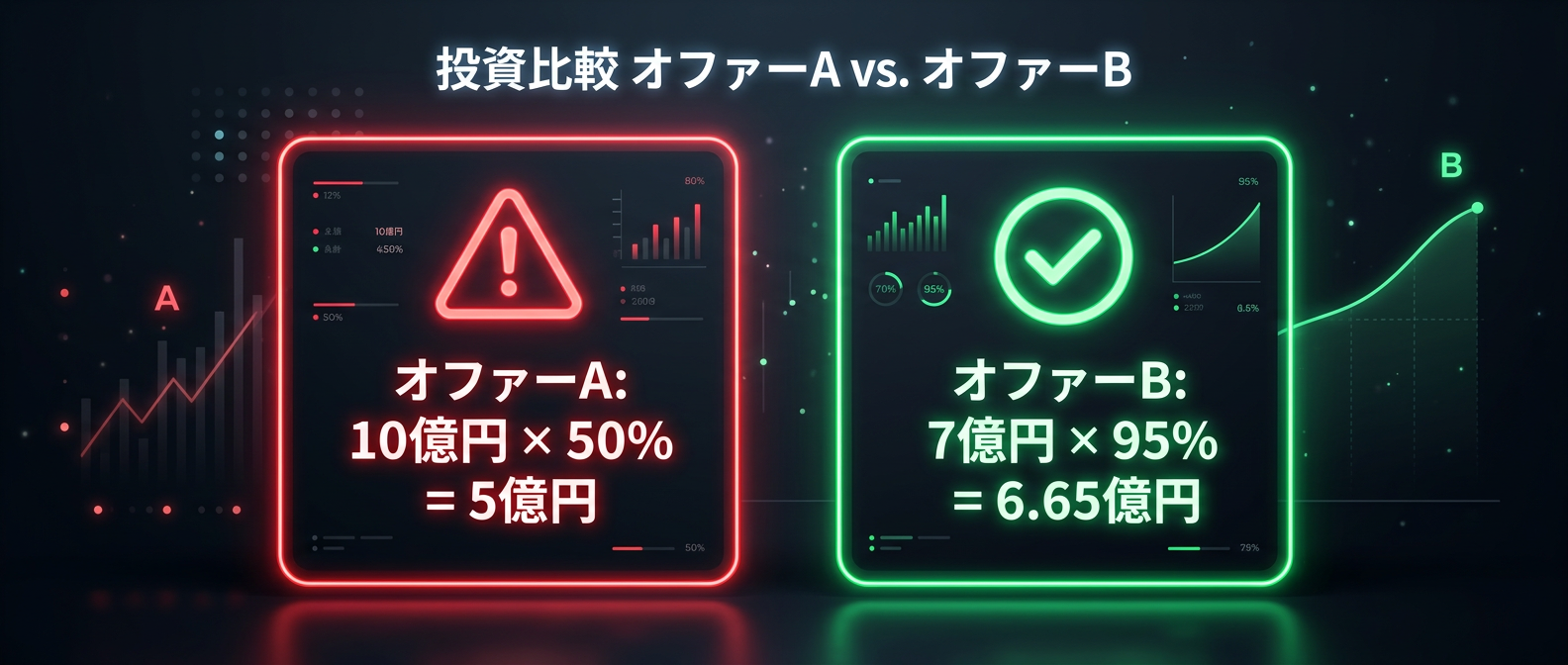 表面的な数字に騙されないための期待値シミュレーション