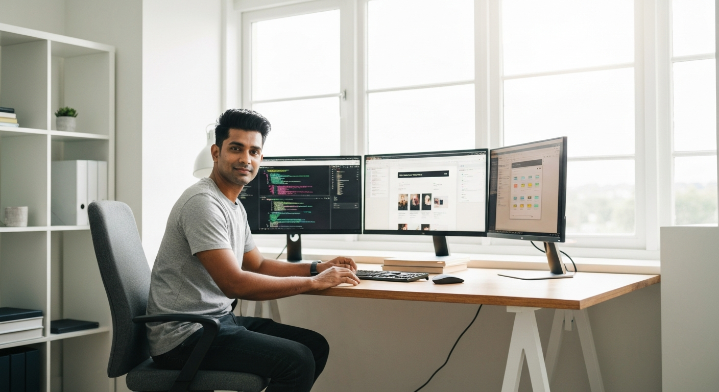 労働集約の罠から抜け出したフリーランス、ジャイ・モハン(イメージ)