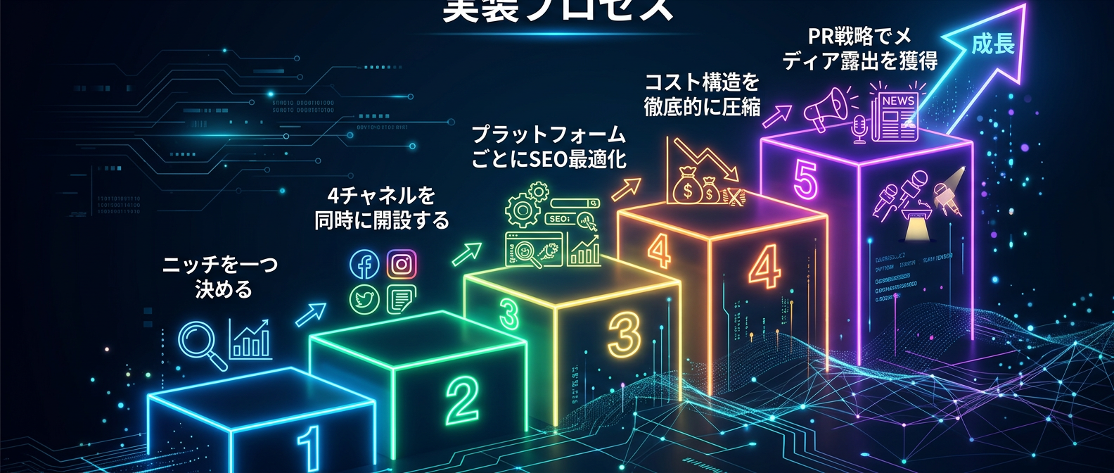 日本市場で「4点分散砲」を実装するための5つのステップ