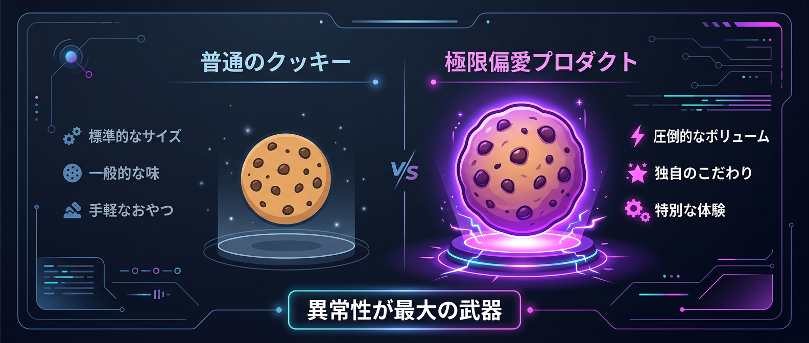 常識を捨てる「極限偏愛プロダクト」の概念