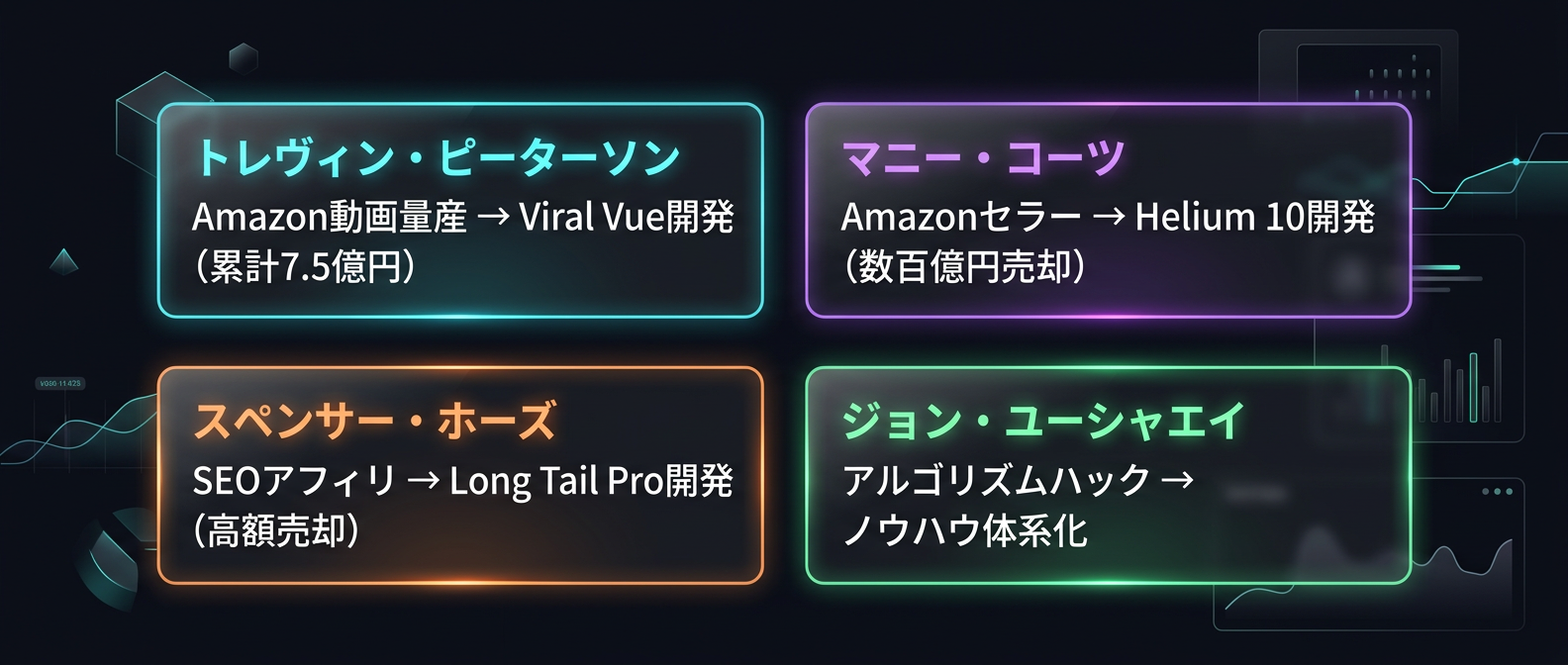 泥臭い実践からツール開発へシフトした成功者たち